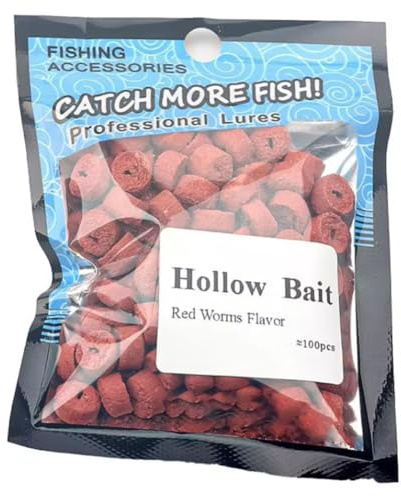 JUCHRZEY Cebo de pellets Huecos Simple y fácil de Pescar Cebo de Pesca crucian Cebo de Carpa herbívora Accesorios de Pesca Cebos universales para Peces
