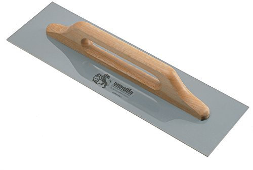Ausonia - Frattazzo per stucco 48X14 lama acciaio inox manico legno