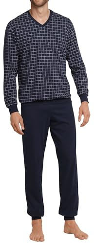 Schiesser Herren Schlafanzug lang mit Bündchen - Nightwear Set