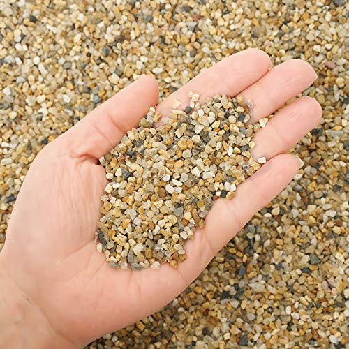 OUPENG Coarse Sand Stone - Silica Sand for Plants, Soil Cover Succulents and Cactus Bonsai DIY Horticultural Sand, Decorative Sand for Vases Fillers,Terrarium, Fairy Garden,Natural Sand Top Dressing