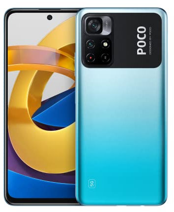 Xiaomi Poco M4 Pro 5G - Smartphone 64GB, 4GB RAM, Dual Sim, Azul
