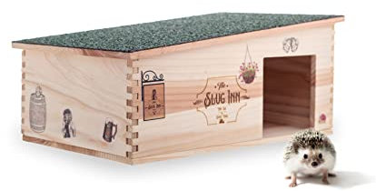 Boxer Gifts GC1502 The Slug Inn, wasserdichtes Igelhaus, Pub-Thema, Wildtiere für Garten, Katzen