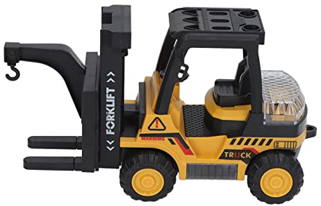 Chariot élévateur télécommandé, Haute Simulation réaliste avec éclairage et Musique Jouet RC sans Pile, pour Enfants à la Maison et en extérieur