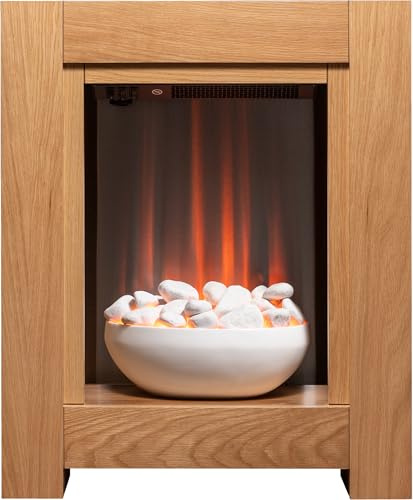 Adam Monet elektrisk kamin i ek - EU-kontakt