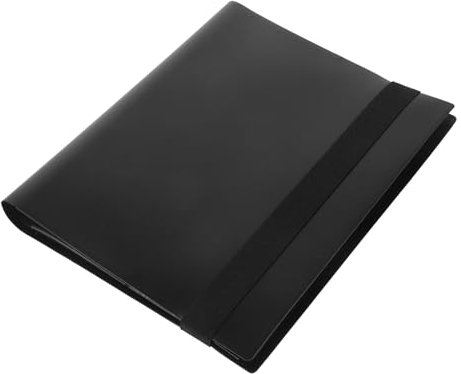ERINGOGO 1 Lesezeichenbuchsammlung Kartenhalter Sammelkarten-Album Kartenordner für Sammelkarten Sammelkartenalbum Kartenalbumseiten Kartensammelhalter Fotokartenmappe Plastik Schwarz