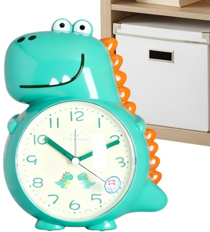 Reloj Analógico Para Niños,Altavoz De Dibujos Animados Con Sonido Fuerte - Diseño De Animales Que Canta Y Habla Despertador Infantil | Para Niñas Y Niños De 3 A 12 Años, Para Dormitorio, Mesa, Escrito