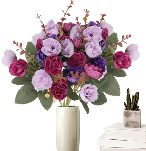 Fuskarrangemang - dekorativa blomsterpaket, verklighetstrogen blomskärm, mittpunkt för , bröllopsmottagning, dekoration för bondgårdsstil, två grupperingar lång stam