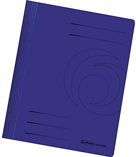 Herlitz 10902500 Schnellhefter Easy Orga, Manilakarton, Dunkelblau