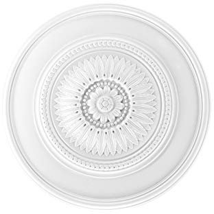 Roseta para techo roseta decorativa (1 Dekor estuco Techos antigolpes Ø60 cm, R106