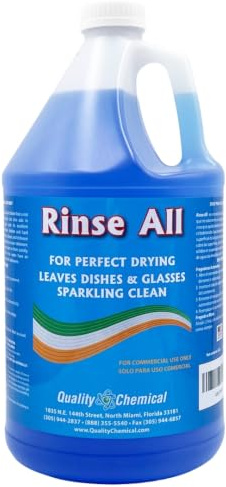 Rinse All / Commercial Industrial Grade Rinse Aid / 1 Gallon (128 oz.)