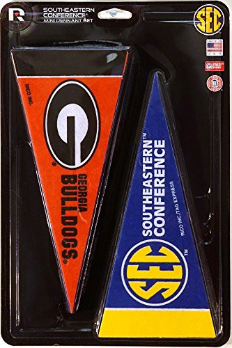 Rico Ncaa Mini Pennant Set, SEC Conference Set, NEW