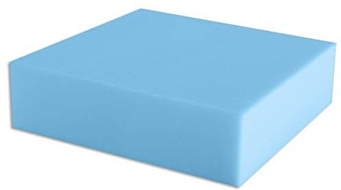 ventadecolchones.com Pieza de Espuma a Medida 50 x 50 x 15 cm - Densidad 25 kg/m3 Extrafirme, para tapizar, sofás, colchones, Cojines, sillas