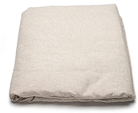 LinenMe Copripiumino/Sacco copripiumino 135 x 200 cm in 100% puro lino lavato naturale – Biancheria da letto in lino traspirante, termoregolatore, ipoallergenico, morbido e resistente - Naturale