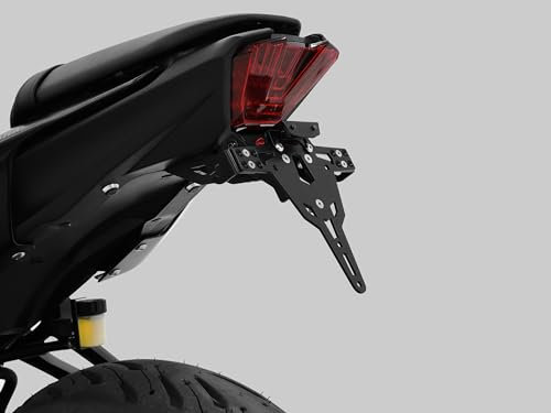 ZIEGER Pro Motorrad kurzer Kennzeichenhalter Kennzeichenträger Nummernschildhalter (kompatibel mit: Yamaha MT-07 (RM17 / RM18))