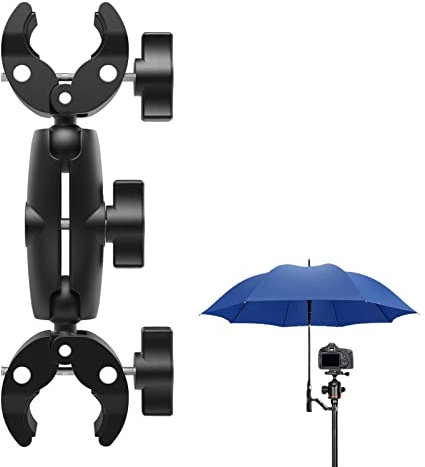 WEITING 360° Motorcycle Camera Mount | 360° Rotating Roll Bar Action Camera Mobile Phone Handlebar Holder - Handlebar Camera Mount for Bicycles, Vehicles, Motorcycles