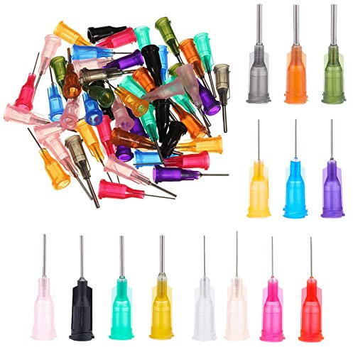Aiguilles à Pointe Émoussée, Aiguille De Distribution, 70PCS Aiguilles De Seringue, Aiguilles De Seringue à Pointe émoussée, Aiguille De Distribution à Pointe émoussée, 14 Tailles Différentes