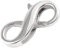MY-BEAD großer Kettenverschluss Silber 925 doppelter Schmuck Verschluss 14mm Halsketten Collier Armband DIY