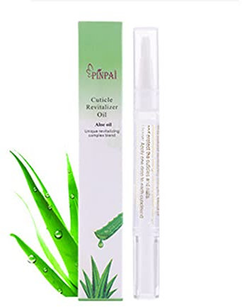 Penne per olio per cuticole per la cura delle unghie, penna per olio rivitalizzante per cuticole con pennello morbido, olio per cuticole per prevenire la rottura e la secchezza (aloe vera)
