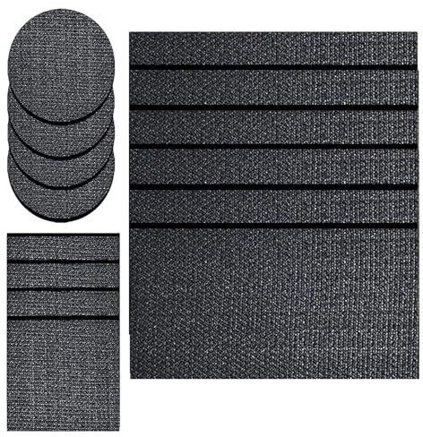 QttvbTna 14 Pcs Rug Grippers, Washable & Reusable Rug Grippers for Laminate Floor and Wooden Floors, Non Slip Rug Tape Grip Carpet Corner (Square, Circular, Rectangular)