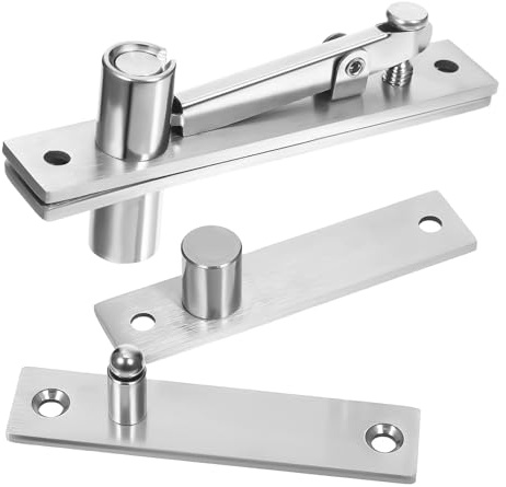 ARTIBETTER Cerniera Nascosta per Porta in Legno, Cerniera Pivotante Pesante in Acciaio Inox 201, Funzionamento Fluido, per Ambienti Riservati e Ambienti Silenziosi