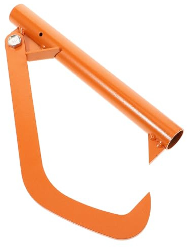 Abaodam Outil de Roulage de Grumes en Acier au Carbone Crochet Incliné Robuste pour Déplacement et Compactage du Bois Outil Multifonction Ergonomique pour Travaux Forestiers et
