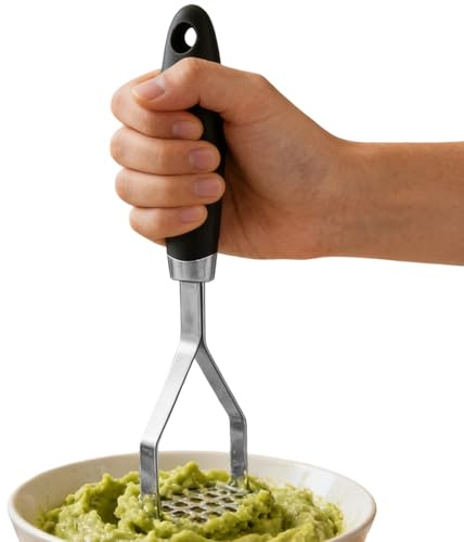 Espachador de Patatas - Prensa Manual para Legumbres,Machacador de Patatas de Acero Inoxidable | Para mantequilla calabaza aguacate verduras preparación de comidas hogar restaurante