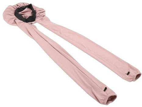 Yctze 2 i 1 Långhårshuv för Nattsömn, Mjuk Andningsbar Elastisk Liner Dreadlock-flätad Huva, Sömnhuv i Polyester med Bekväm Passform, Perfekt för Kvinnor med Tjockt Hår, (Rosa)