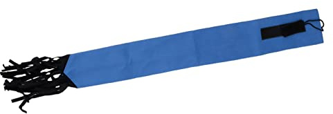 OVAQUIXI Protezione per Borsa per Coda di Cavallo Protezione per Coda con Frange e Chiusure Ad Anello Pulita dalle Mosche Tessuto Non Tessuto Impermeabile (Blue)