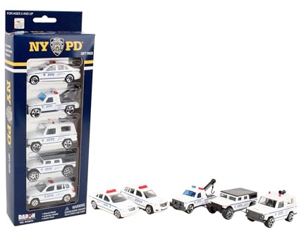 Daron Nypd Vehicle Gift Set, 5-Piece