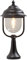 Konstsmide Parma 7224-750 Sockelleuchte / B: 24cm T: 24cm H: 54cm / 1x75W / IP43 / lackiertes Aluminium / matt-schwarz