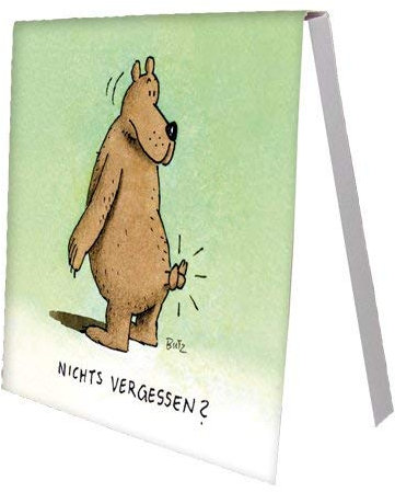 Klebezettel Nicht vergessen Rannenberg und Friends