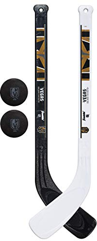 NHL Vegas Golden Knights Franklin Sports Mini Hockey Stick & Ball Set, Black, One Size