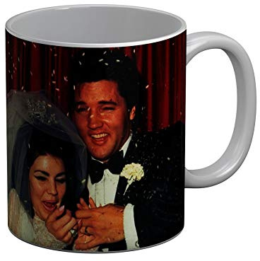 Kopp Elvis Presley Se Marie a Las Vegas 67 Star Rock Sångare mugg