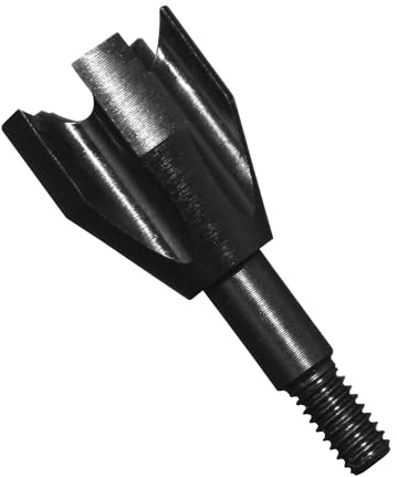 Small Game Broadheads 175 200 Grain Thumper Blunt Points, High Carbon Steel Archery Hunting Arrow Tips Screw-in Arrowheads (175gr-6pk)