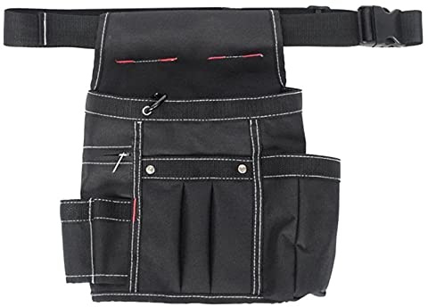 Cinturón para Herramientas Bolso de la cintura Oxford Paño Herramienta de bolsillo Pequeño cinturón bolsa de herramientas con ajustable