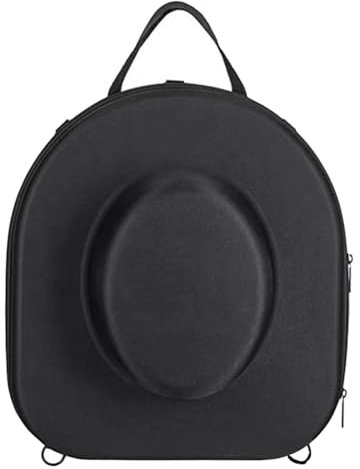XLDZ Resehatt fodral, hatt resväska, hatt låda resor, resehatt organisatör, hatt förvaring för resor, hatt fodral för Fedora hållbar svart