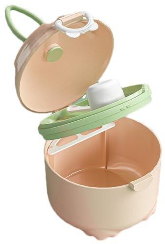 Dosatori di latte in polvere per bambini - Dispenser di latte in polvere | Barattolo sigillato con scomparto separato | Contenitore per polvere per integratori per bambini per bambini
