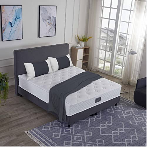 V6 Boxspringbetten 208 Bestes Preis-Leistungs-Verhältnis (Anthrazit, 180 x 200 cm H3/H4)