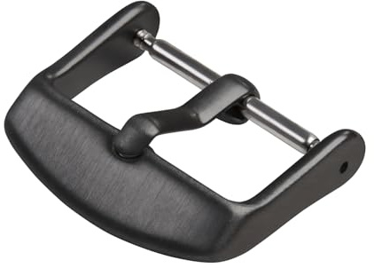 Archer Watch Straps - Fibbie per Cinturini in Acciaio Inossidabile (Nero Spazzolato, 20mm)