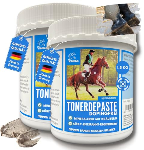 argilla acetica ⇒ argilla cavallo I balsamo per cavalli I pasta con pomata all'arnica argilla minerale I pasta di argilla curativa rinfrescante I gel I gel all'arnica muscoli tendini legamenti 2*1,5Kg