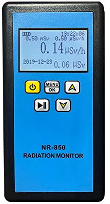 Jadeshay Radiation Detector Handheld Nuclear Radiation Detector LCD Display Household Radioactive Tester Geiger Counter ((NR-850))