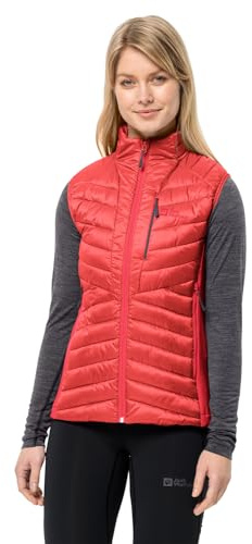 Jack Wolfskin Damen ROUTEBURN PRO INS Vest W Weste, Vibrant red, 46