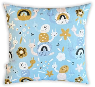 HOUSE ART LIFE Kinder Kissenbezug 40x40 cm Baumwolle – Weich, Atmungsaktiv, mit Zipper, in Verschiedenen Designs – Ideal für Kinderzimmer, Babybett, Maschinenwaschbar, Komfortabler Schlaf