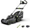 SUNTEK 40V 43cm Akku-Rasenmäher, Digi-Brushless Handrasenmäher, 4,0Ah Lithium-Ionen-Akku und Schnellladegerät enthalten, APP-kompatibel, SLM4417-Upgraded