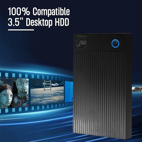 ModusTech External (DESKTOP) Hard Drive 2TB USB 3.0 & Type-C 3.0 - High-Speed Data Storage for PC, Mac, Laptops, and Gaming Consoles - Durable Design, Compatible with Windows, MacOS, Linux (2, TB)
