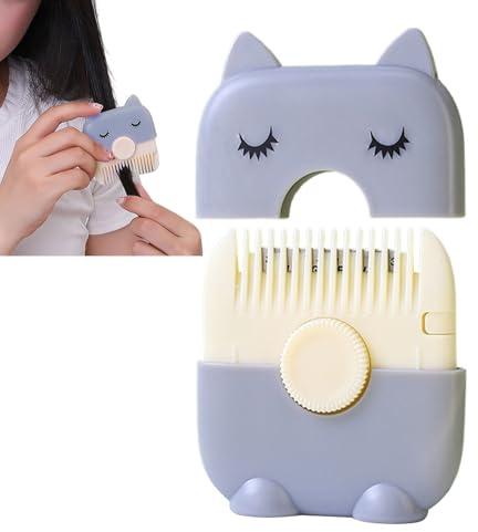 Peigne Rasoir Coupe-Cheveux - Peigne Amincissant Fin - Accessoire Double Fonction Pour Épointage Et Frange À Domicile Voyage