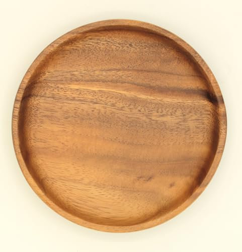 Holzgeschirr Y8ZL 15 cm acacia wood plate, Acrylic