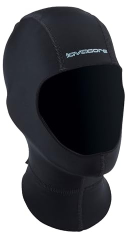 Lavacore Polytherm Hood - Wind-Proof, Lightweight & Breathable with UPF 50+ Protection, Large Black