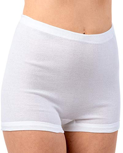 HERMKO 1650 3-pack damtrosor av 100% ekologisk bomull