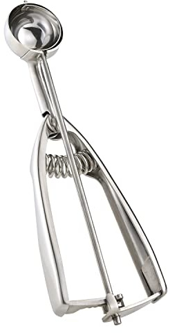 Solula 18/8 Stainless Steel Small Ice Cream Scoop Disher Cookie Scoop Melon Baller